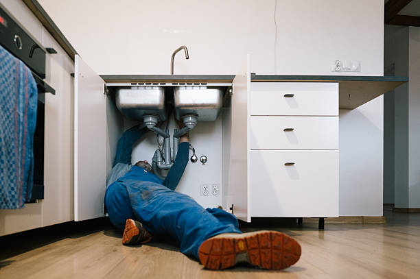 Professional Sewer Line Repair technician working in Nobleton, FL
